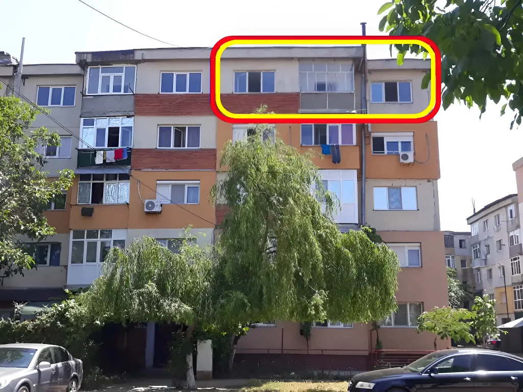 vedere bloc patrat rosu apartament vanzare cumparare Calafat Dolj
