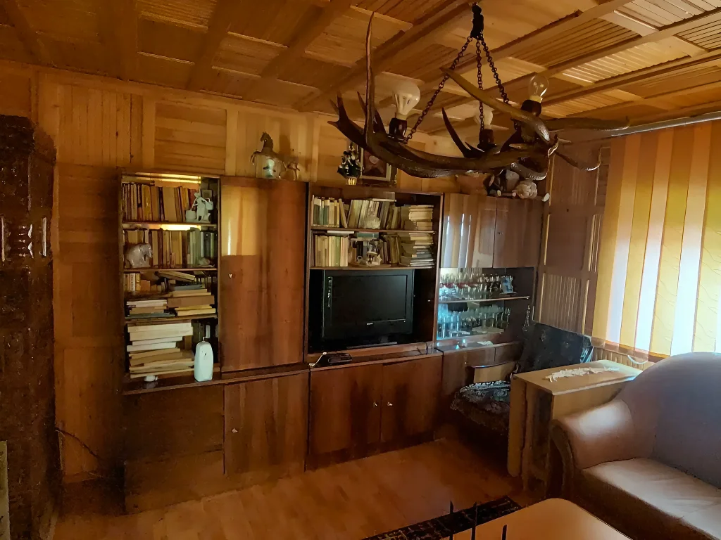 Living casa vanzare cumparare Corbi Arges cu candelabru