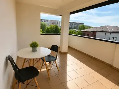 Balcon apartament de vanzare vedere oras Bragadiru Ilfov