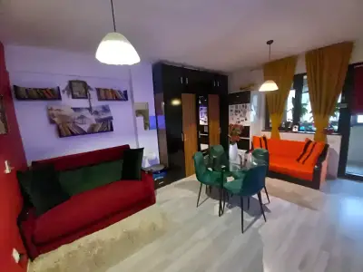 Garsoniera de vanzare Bragadiru Ilfov living cu dining