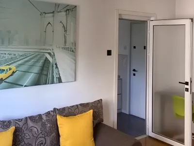 Canapea confortabila in garsoniera de inchiriere Brașov Brașov