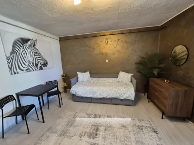 Zona de zi si birou de inchiriere garsoniera Buzău Buzău