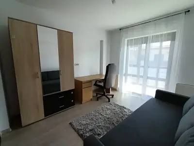 Apartament de inchiriere Dobroesti Ilfov living cu birou