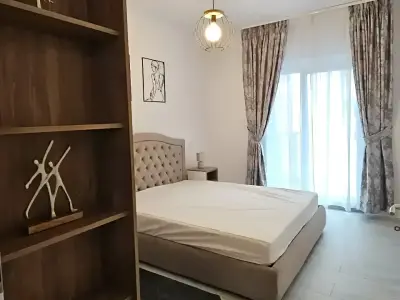 Apartament de inchiriere in Giroc Timis dormitor luminos