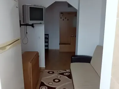 zona relaxare living cu televizor apartament inchiriere Iași Iași