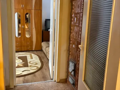 apartament vanzare cumparare Orșova Mehedinți hol spre living