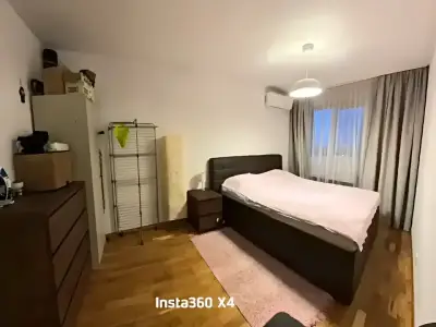 Apartament de vanzare in Otopeni Ilfov dormitor mobilat