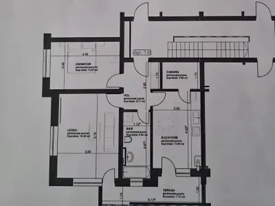 Schita apartament vanzare cumparare Sânpetru Brașov