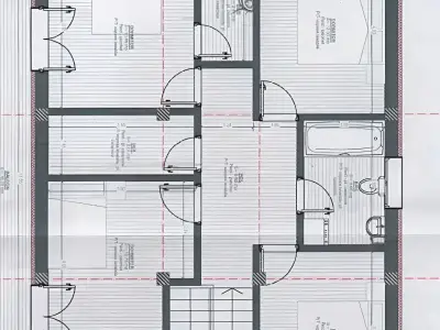 Schita plan casa de vanzare in Bragadiru Ilfov etajata