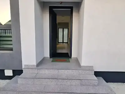 Intrare casa de vanzare in Bragadiru Ilfov usa eleganta