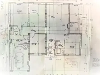 schita plan compartimentare casa de vanzare Buftea Ilfov