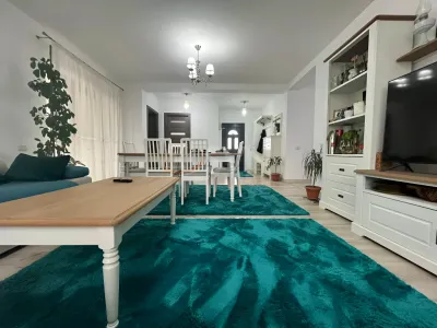living mobilat cu tv si canapea casa vanzare Buftea Ilfov