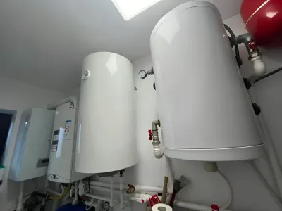camera tehnica cu boilere apa calda casa vanzare Buftea Ilfov