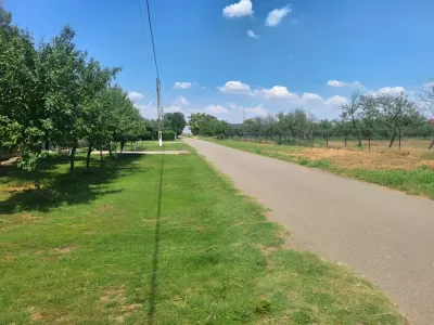 drum pavat si spatiu verde casa vanzare cumparare Călacea Timiș