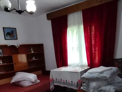 Casa vanzare cumparare Furtunesti Buzau dormitor rosu