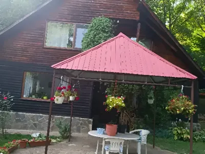 terasa acoperita rustica casa vanzare cumparare Izvoarele Prahova