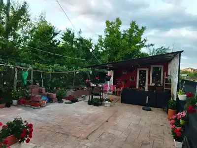 Casa de vanzare in Otopeni Ilfov cu terasa si flori bogate