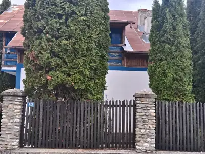 Casa de vanzare Stâlpeni Argeș gard lemn la strada