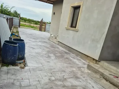 alee acces betonata curte casa vanzare cumparare Tătărani Dâmbovița
