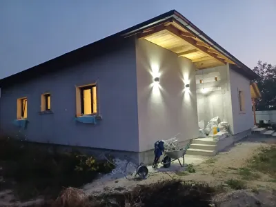 fatada principala noua casa vanzare cumparare Tătărani Dâmbovița