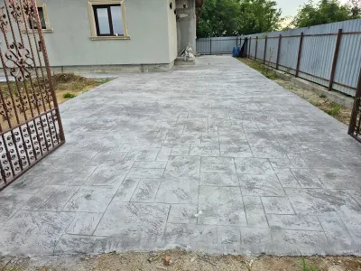 poarta acces auto curte casa vanzare cumparare Tătărani Dâmbovița