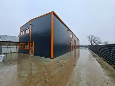 Vanzare hala Afumati Ilfov teren industrial exterior