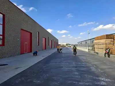 Platforma hala de vanzare Chitila Ilfov curte betonata