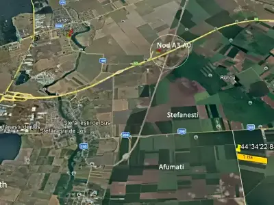 Teren intravilan de vanzare pozitionare satelit Afumati Ilfov