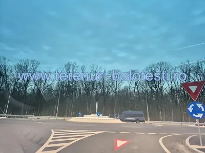 Vanzare teren langa sens giratoriu Balotesti Ilfov