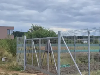 teren vanzare cumparare Balotești Ilfov gard metalic drum