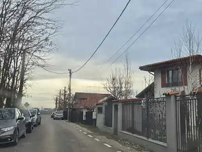 Teren de vanzare Balotești Ilfov acces auto strada pietruita