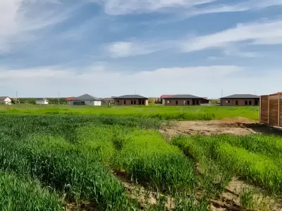 teren vanzare cumparare Balotești Ilfov panorama case vecine
