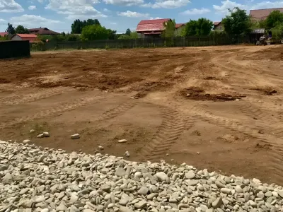 teren viran plat pentru constructie de vanzare Balotești Ilfov