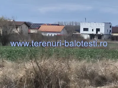 Teren de vanzare-cumparare Balotesti Ilfov parcela libera