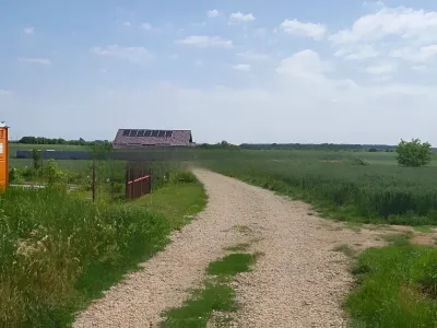 Teren de vanzare Balotești Ilfov drum camp langa hambar