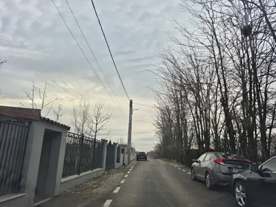 Drum neasfaltat către teren vanzare cumparare Balotești Ilfov