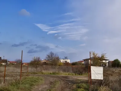 teren de vanzare cumparare Balotești Ilfov drum neasfaltat si gard