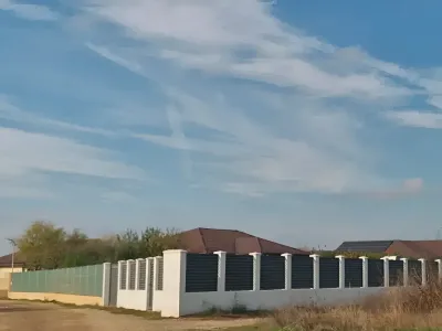 oferta vanzare cumparare teren Balotești Ilfov gard alb