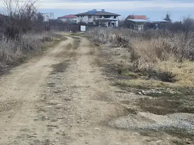 Teren de vanzare Balotești Ilfov drum acces neasfaltat