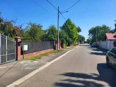 strada acces teren de vanzare cumparare in Balotești Ilfov