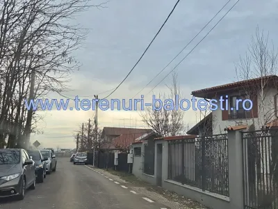Vanzare teren cu strada asfaltata Balotesti Ilfov