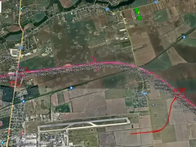 teren vanzare cumparare Balotești Ilfov vedere satelit cale ferata