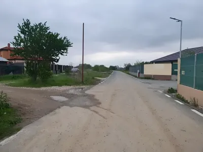 Teren vanzare Balotesti Ilfov drum pamant in zona rurala