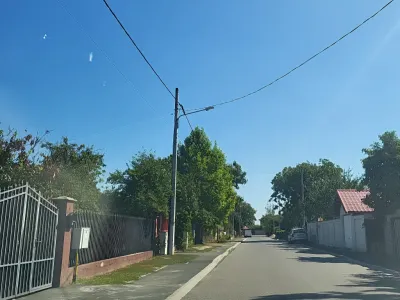 drum neasfaltat acces teren vanzare cumparare Balotești Ilfov