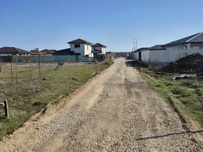 Teren de vanzare-cumparare Balotești Ilfov drum pamant