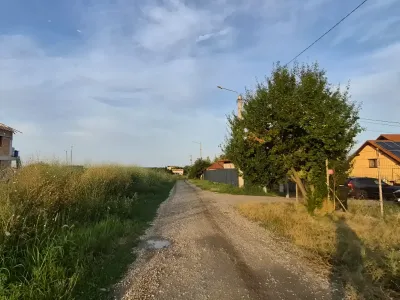 teren vanzare cumparare Balotești Ilfov langa vila in constructie