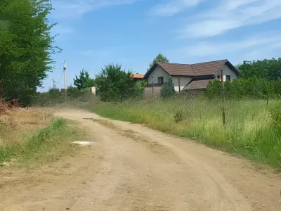 drum de pamant acces vanzare cumparare teren Balotești Ilfov