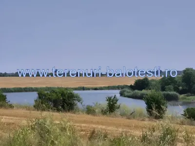 vanzare cumparare teren Balotești Ilfov amplasament superb langa lac