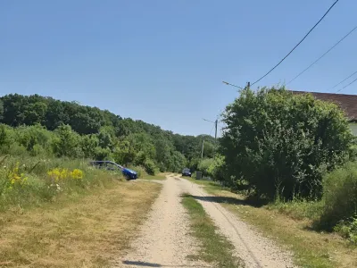 drum de acces teren vanzare cumparare Balotești Ilfov zona buna