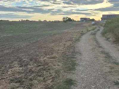 drum acces catre teren vanzare cumparare Balotești Ilfov